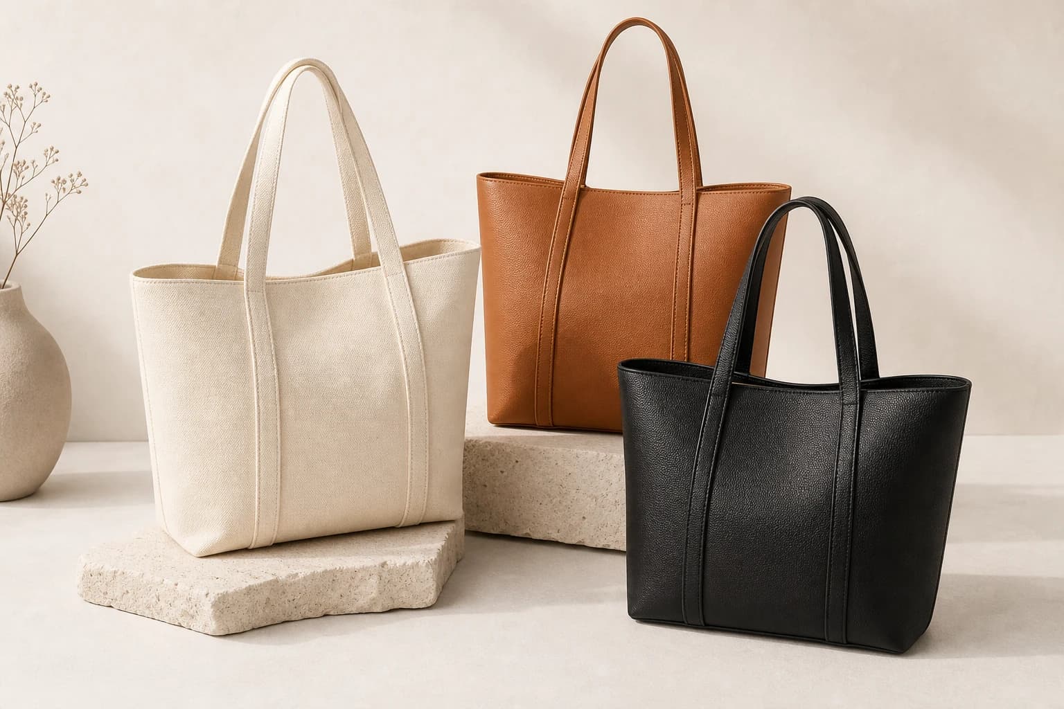 Custom shopping bags with private label logo options