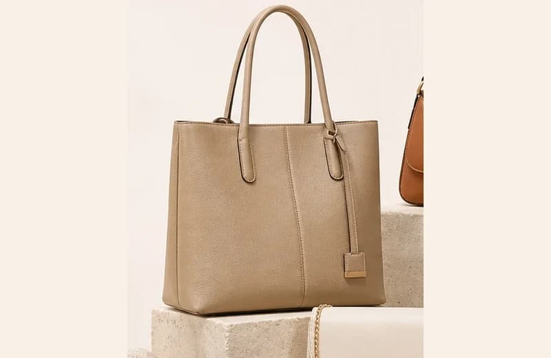 Tote Bags neutral color product photography for private label buyers